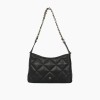 Leather rhombic chain underarm bag with advanced sense underarm bag